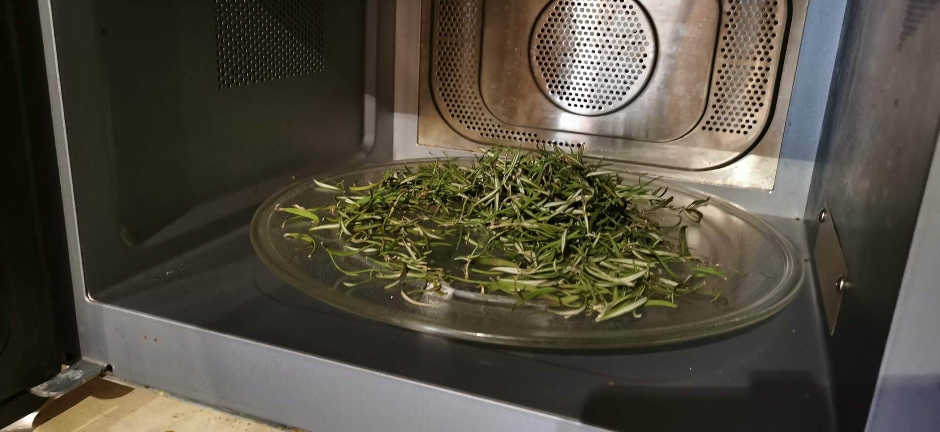 Rametti di rosmarino essiccato