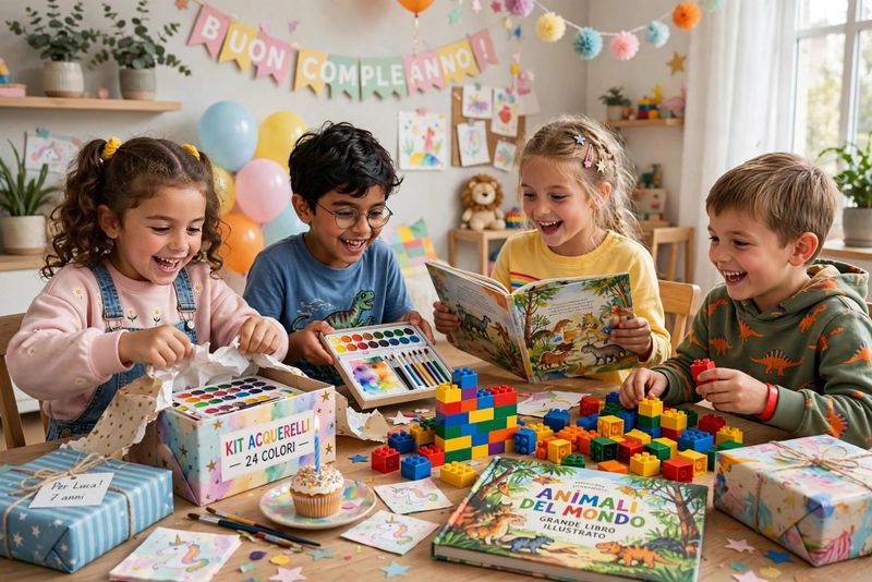 Idee regalo per bambini: come scegliere in base all'età 2 Come scegliere in base all'età: Idee regalo per bambini per età: kit creativi, costruzioni e libro illustrato