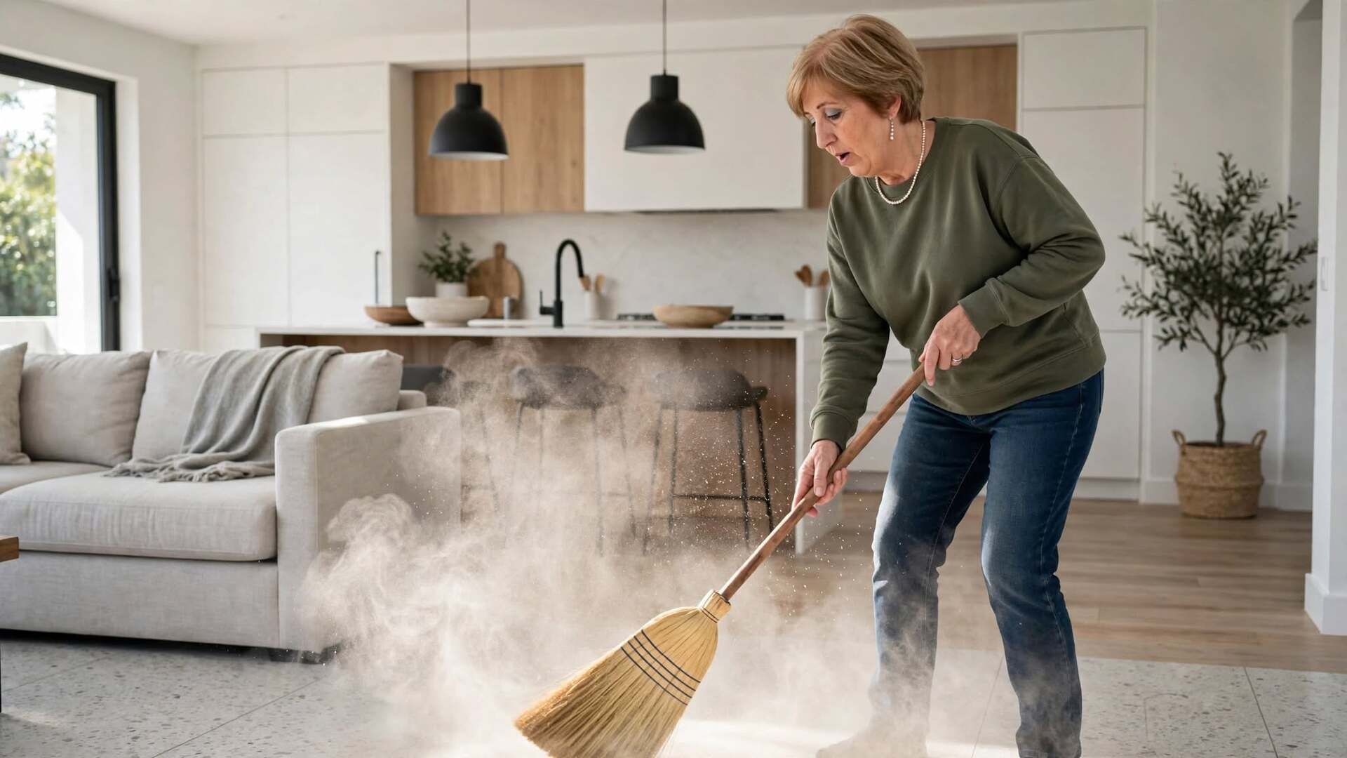 Perché la scopa alza polvere