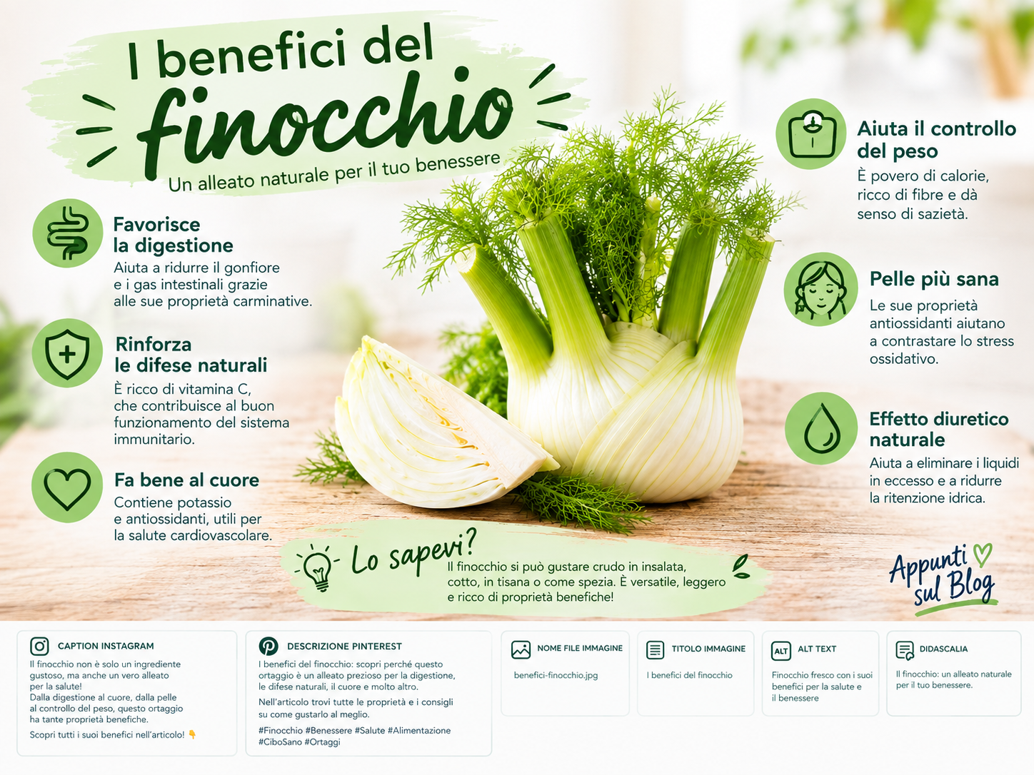Benefici del finocchio proprietà che lo rendono un alimento interessante
