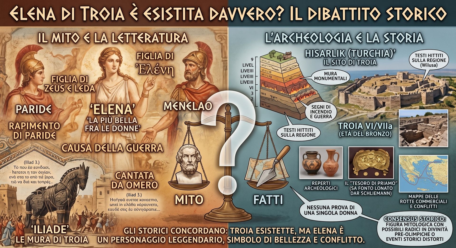 Elena di Troia è esistita veramente: raffigurazione artistica e contesto storico