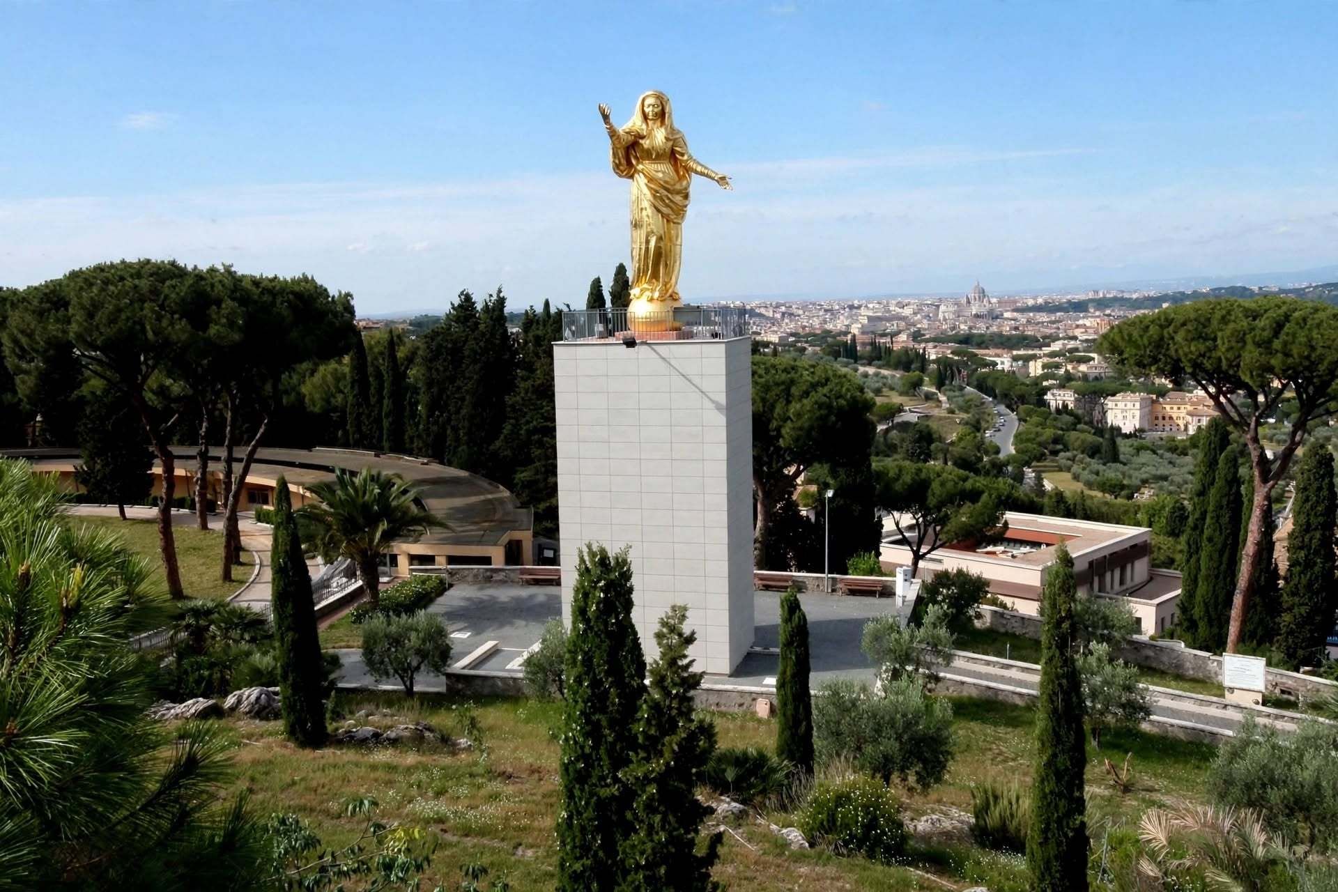 Il volto della Madonna ispirato alla Sindone