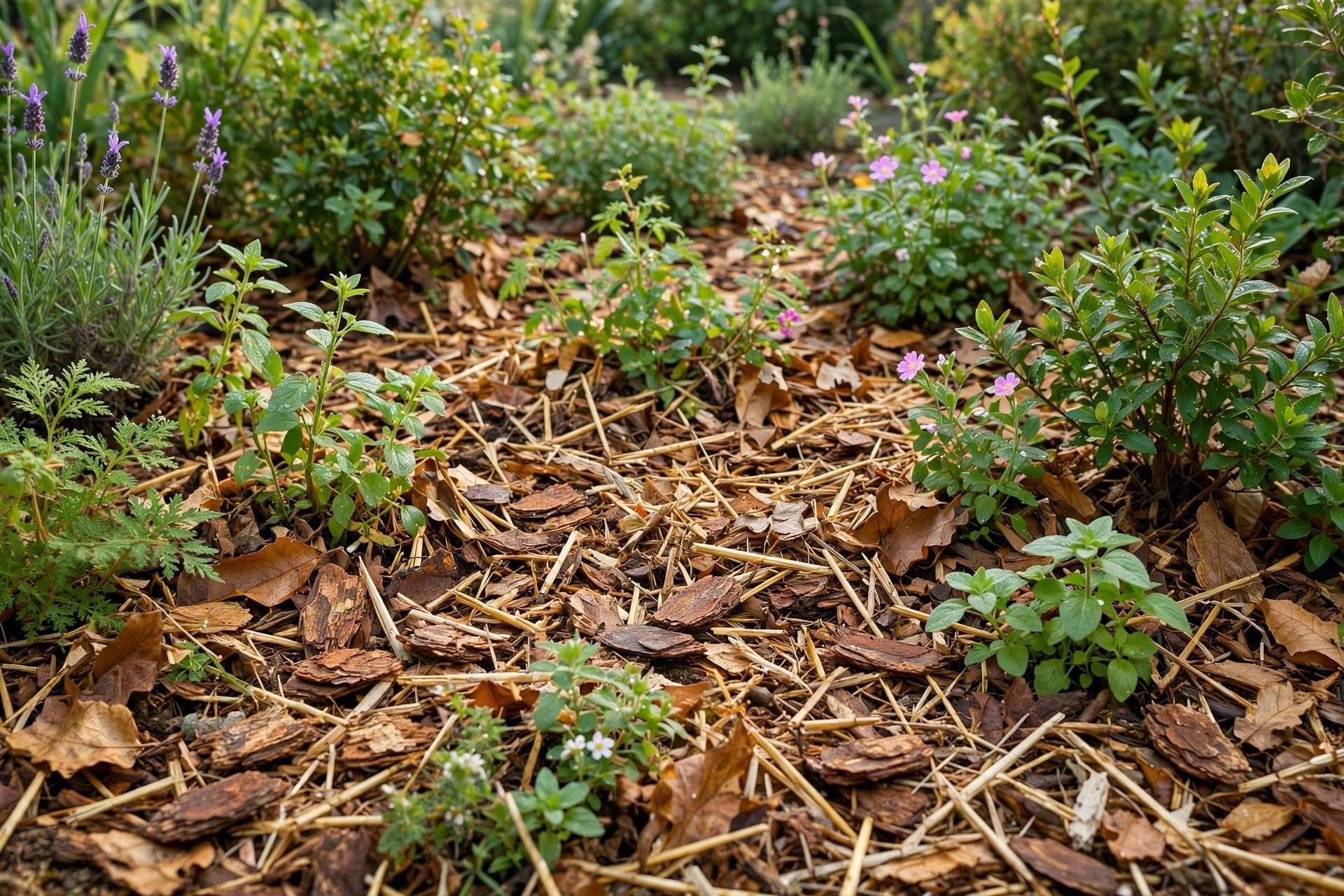 Pacciamatura nell'orto e in giardino