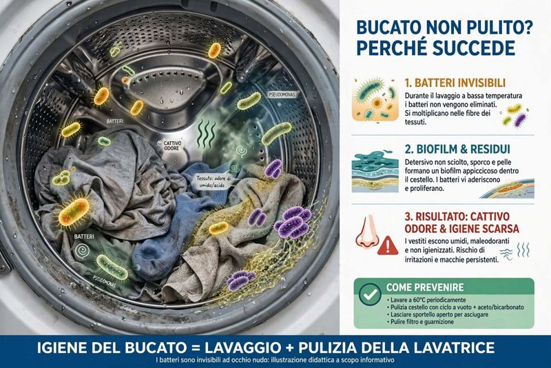 Come disinfettare la lavatrice: la guida corretta 106 Come evitare che la lavatrice puzzi