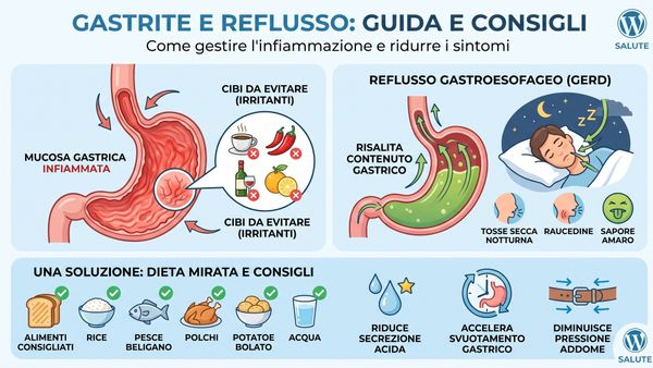 Cosa mangiare con gastrite e reflusso: cibi consigliati e da evitare 5 Cosa mangiare con gastrite e reflusso: cibi consigliati e da evitare
