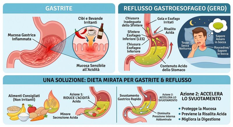 Cosa mangiare con gastrite e reflusso: cibi consigliati e da evitare 2 Dieta per gastrite e reflusso: cosa mangiare, cibi si e da evitare