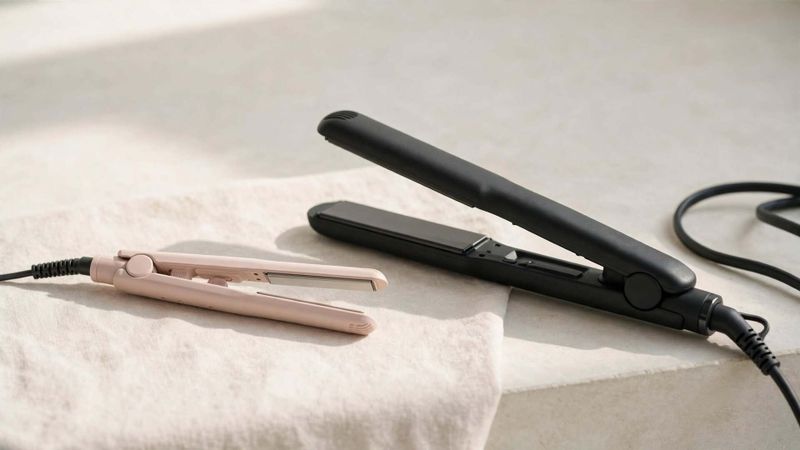 Come scegliere una piastra per capelli leggera e maneggevole 3 Mini piastra compatta per rifinire capelli corti e frangia