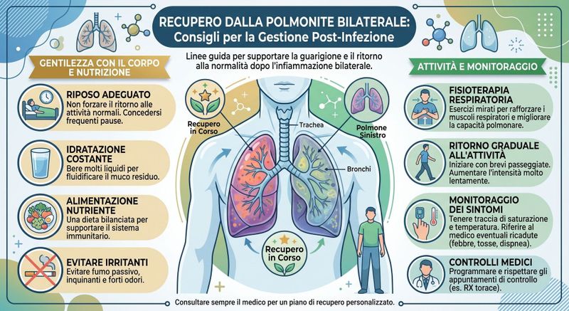 Polmonite Bilaterale: Cause e Sintomi Principali 5 Polmonite Bilaterale: Sintomi, Cause e Campanelli d'Allarme