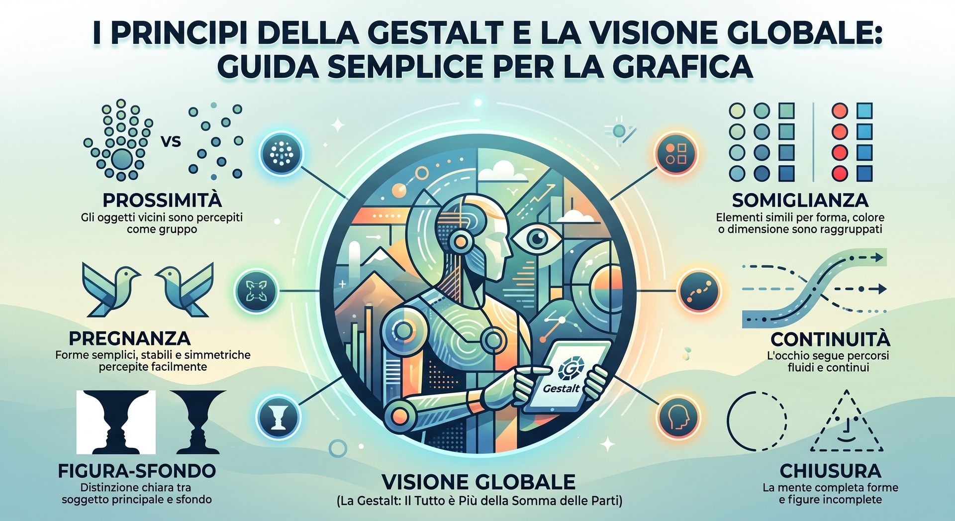 I Principi della Gestalt e la Visione Globale: Guida Semplice per la Grafica