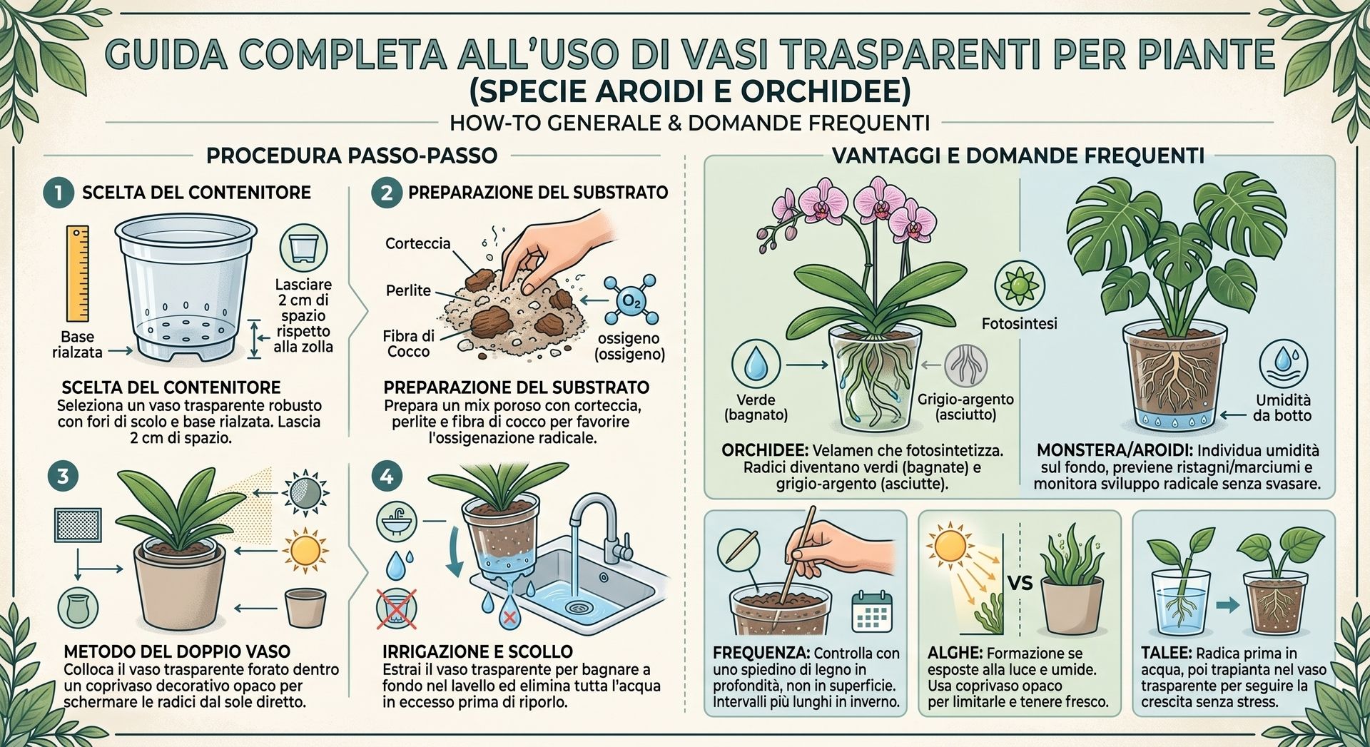 Vasi trasparenti per piante da interno: moda o davvero utili?