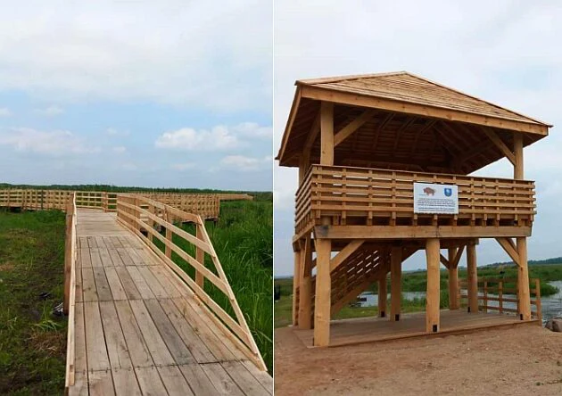 Кладка Ванево-Сливно и новая наблюдательная башня