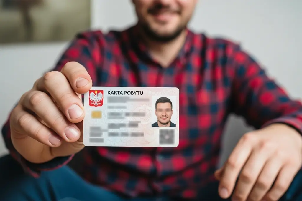 Вид на жительство в Польше иллюстрация