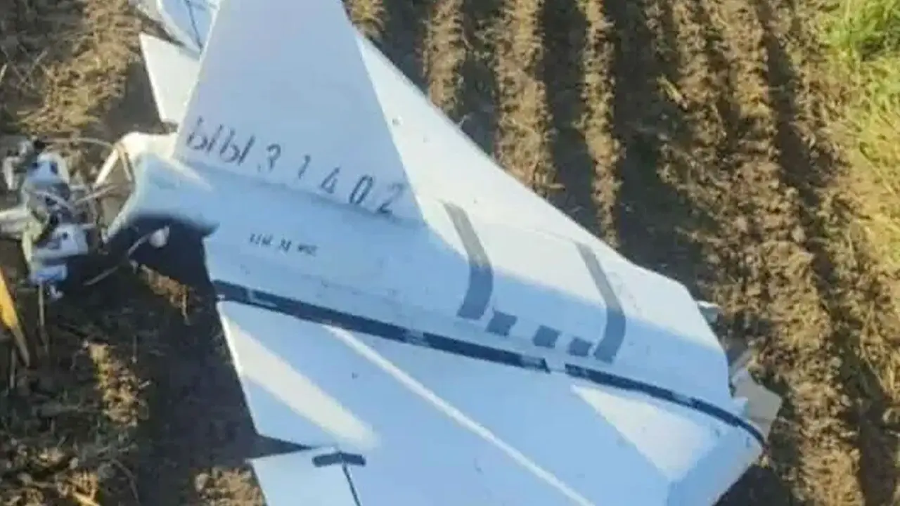 Российский дрон упал на поле в Лодзинском воеводстве Польши