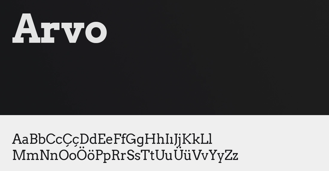 Web sitesinde Arvo kullanımı