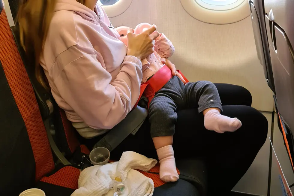 Volare con il biberon