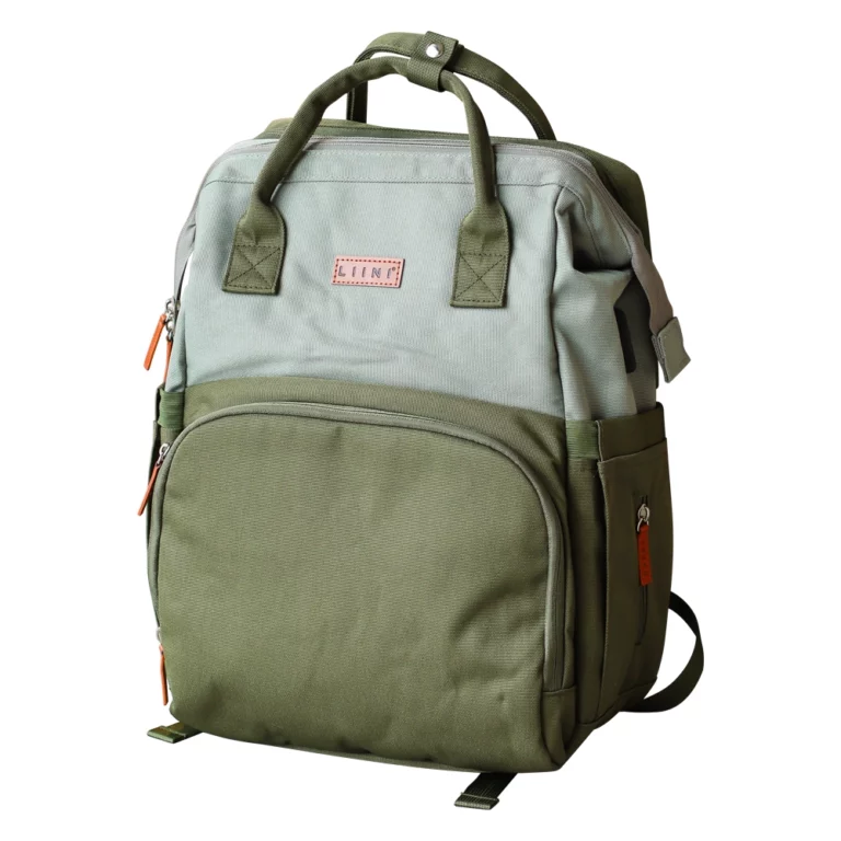 LIINI changing backpack olive