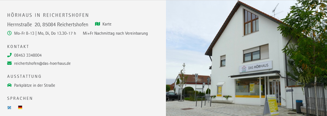 Vorschau Filiale Reichertshofen Aussenansicht Filiale Reichertshofen