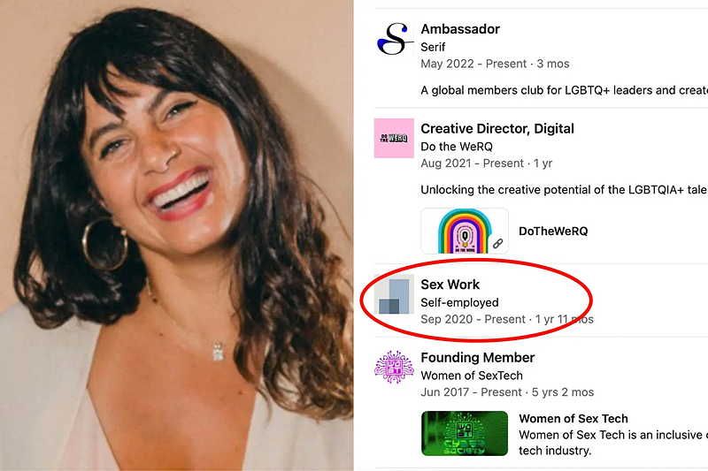 LinkedIn Profile Goes Viral After Woman Lists Sex Work as Professional Experience