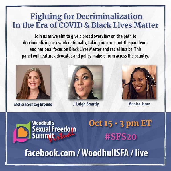 DSW Featured at Woodhull Freedom Foundation’s Sexual Freedom Summit