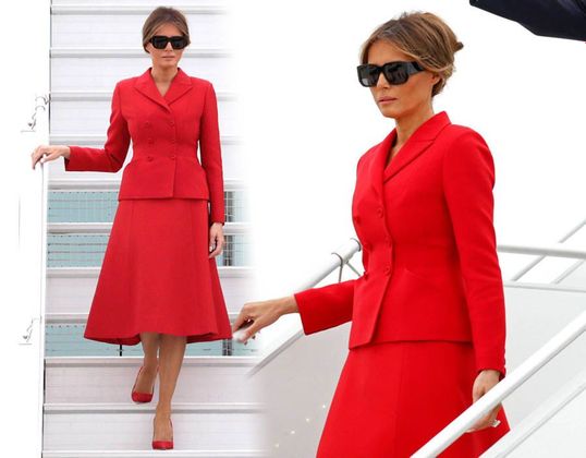 BREATH-TAKING! Everyone Is Talking About Melania’s Outfit In Paris ...