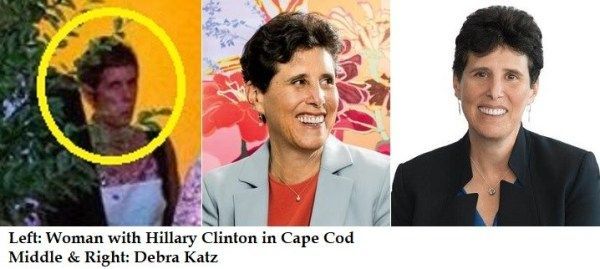 Debra Katz is mystery woman with Hillary Clinton in Cape Cod August 2016