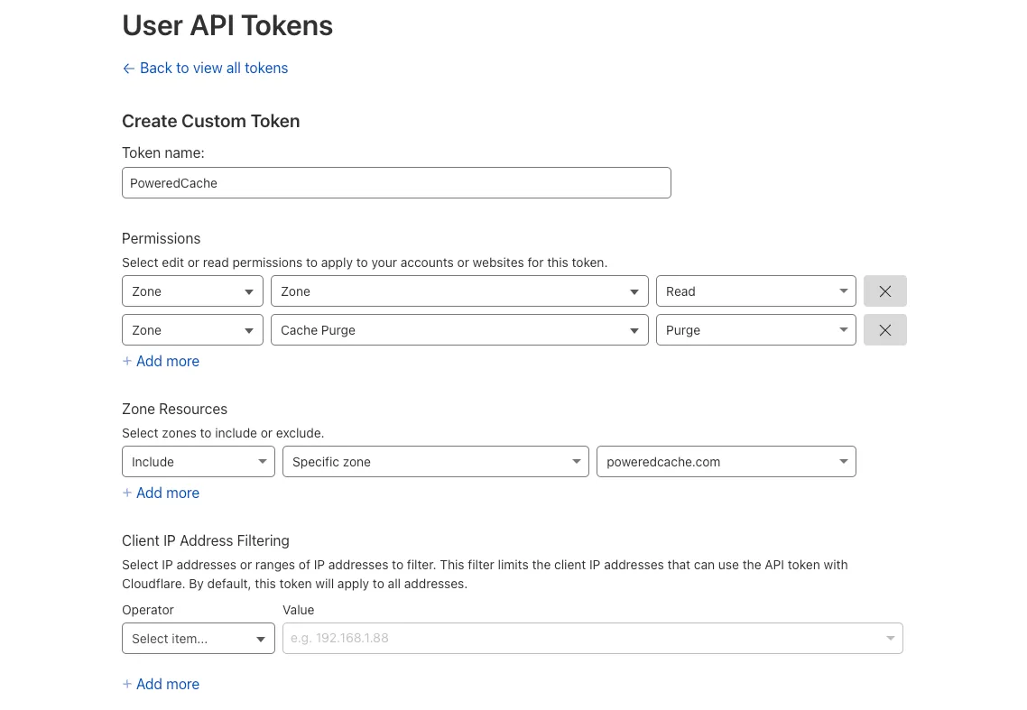 Cloudflare – Powered Cache Documentation