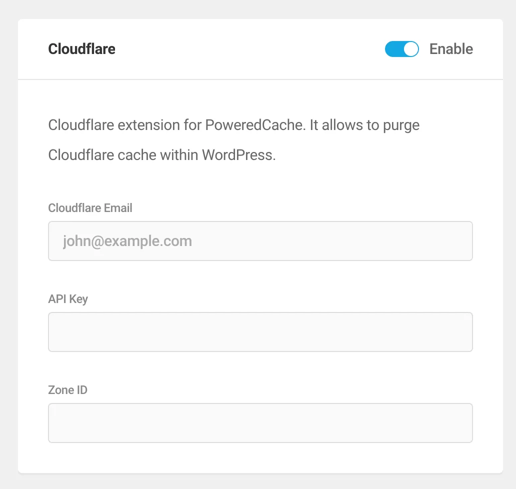 Cloudflare – Powered Cache Documentation