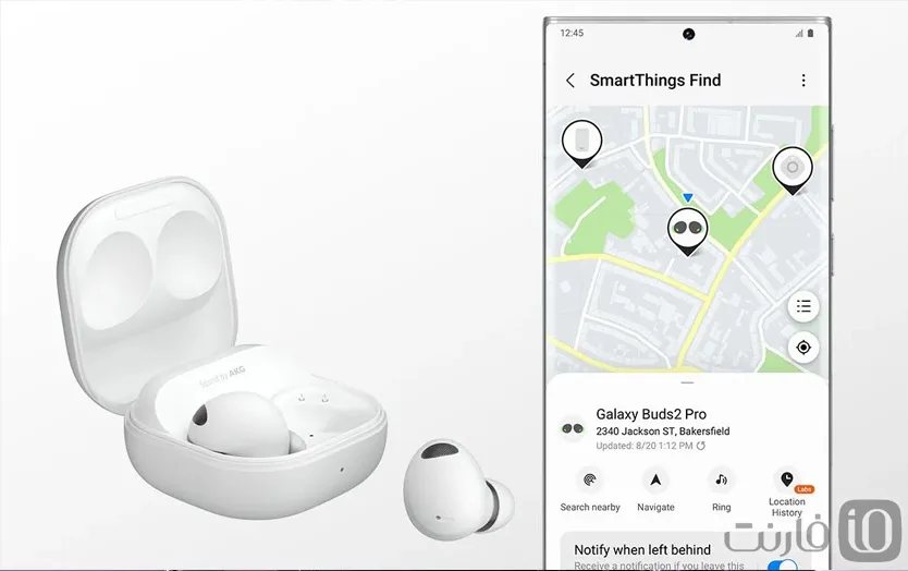 SmartThings Find Galaxy Buds 2 Pro