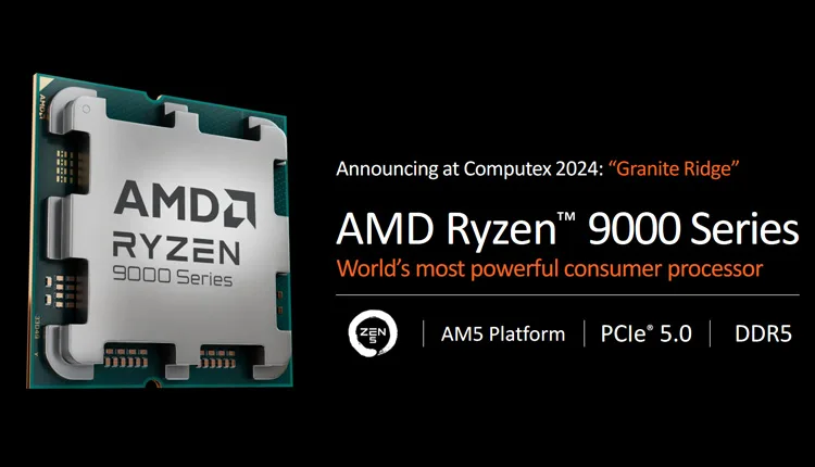 مشخصات پردازندههای رایزن 9000 دسکتاپ AMD