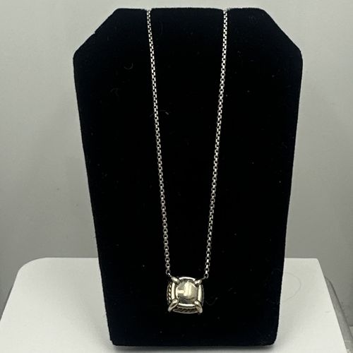 David Yurman Pendant Set Sterling Silver & 18K Goldv