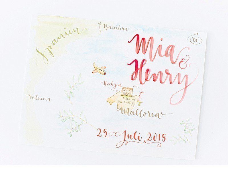 calligraphy wedding invitation 0004