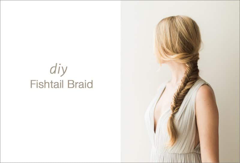 Romantische DIY Brautfrisur – Fishtail Braid von Heather Hawkins Photography