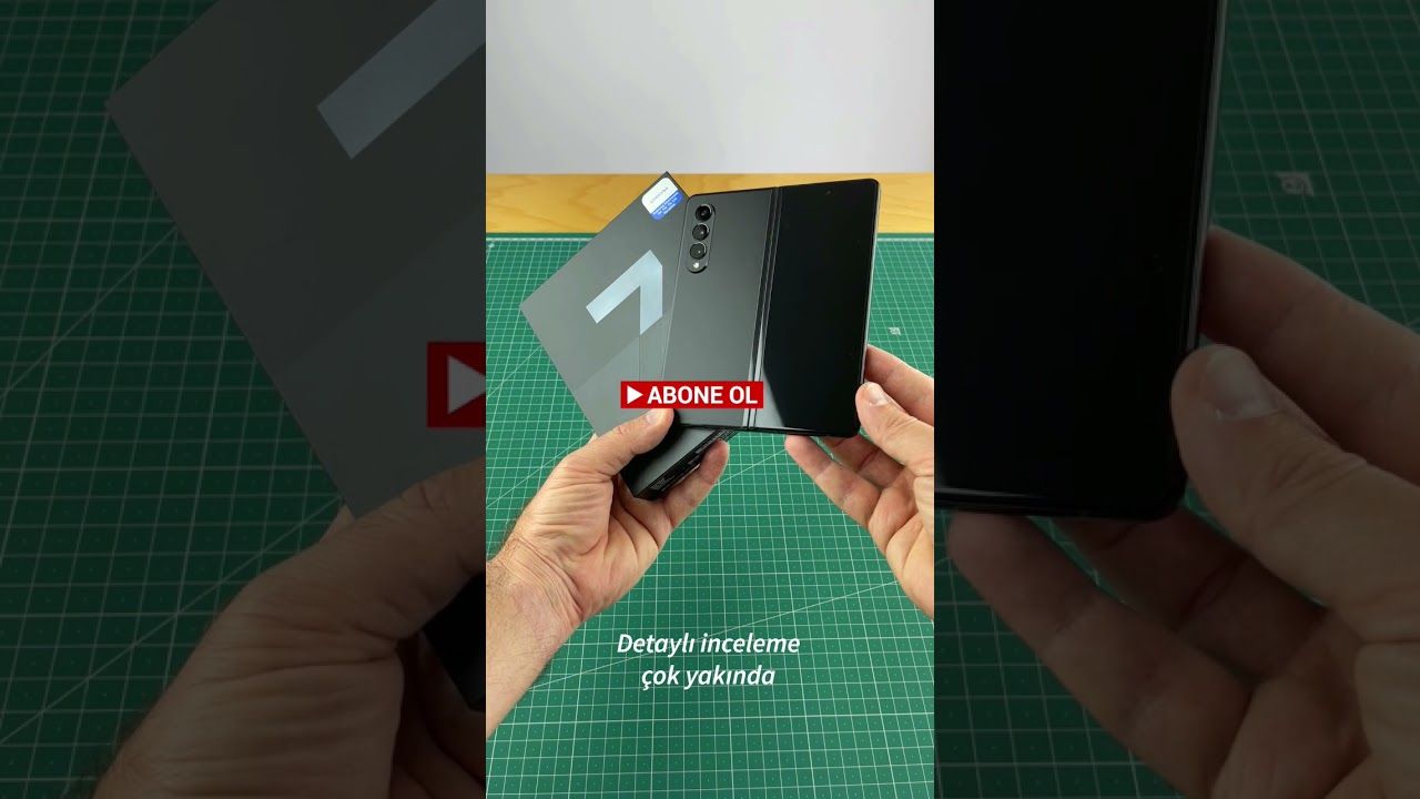 1 dakikada Samsung Galaxy Z Fold 3 kutu açılımı