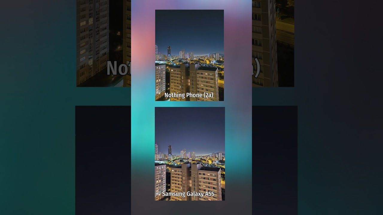 Nothing Phone (2a) ve Samsung Galaxy A55 kamera karşılaştırması #samsung #android #tech #galaxya55