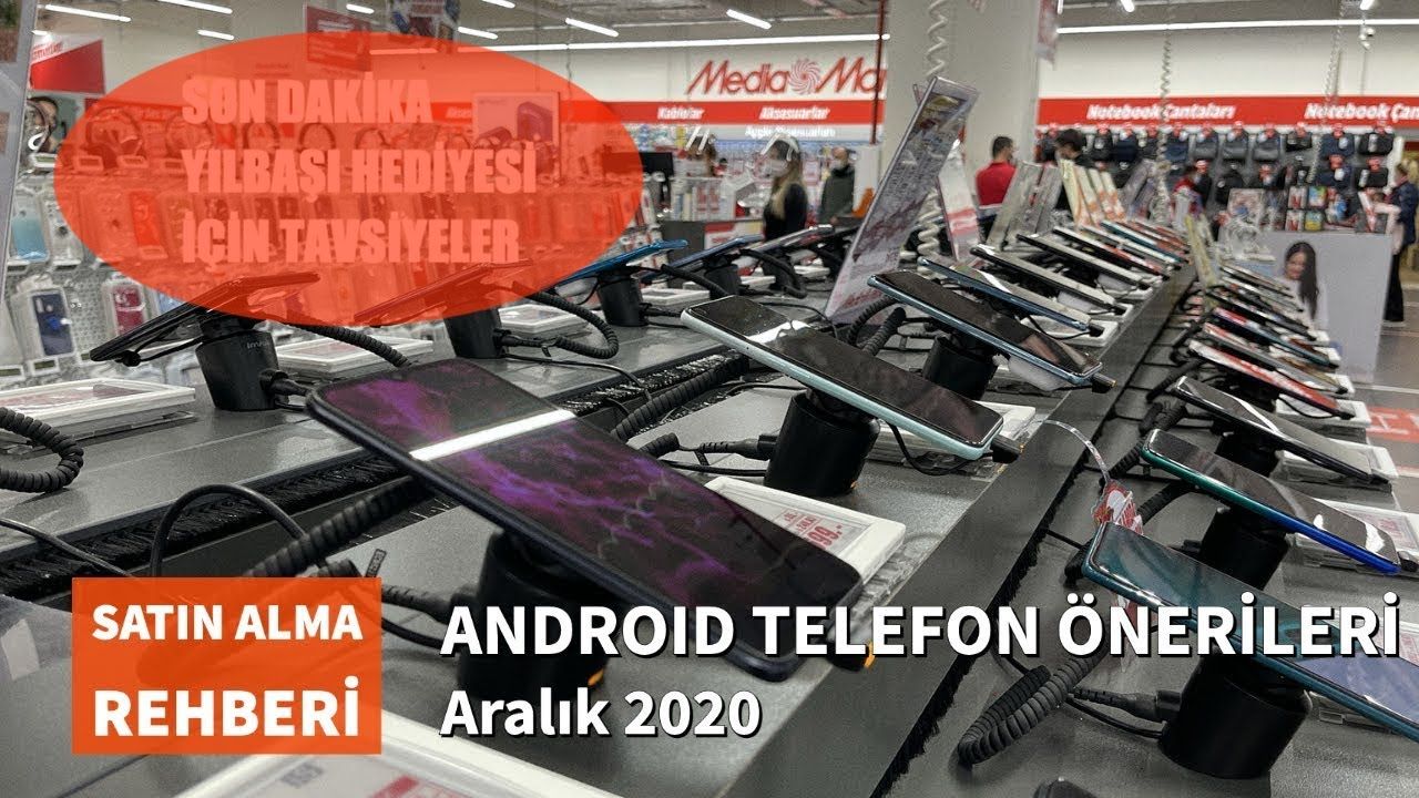 Android telefon önerileri - Aralık 2020