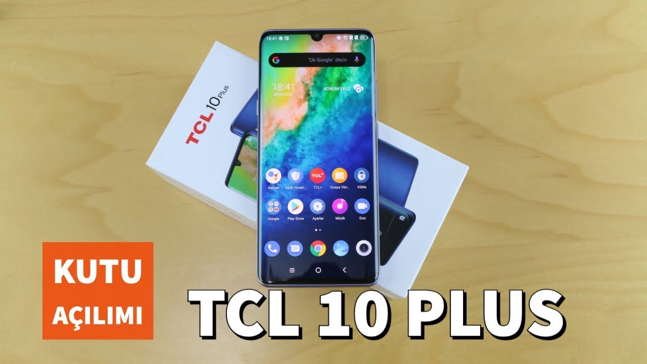 TCL 10 Plus Kutu Açılımı, Kutu İçeriği ve Ön İnceleme