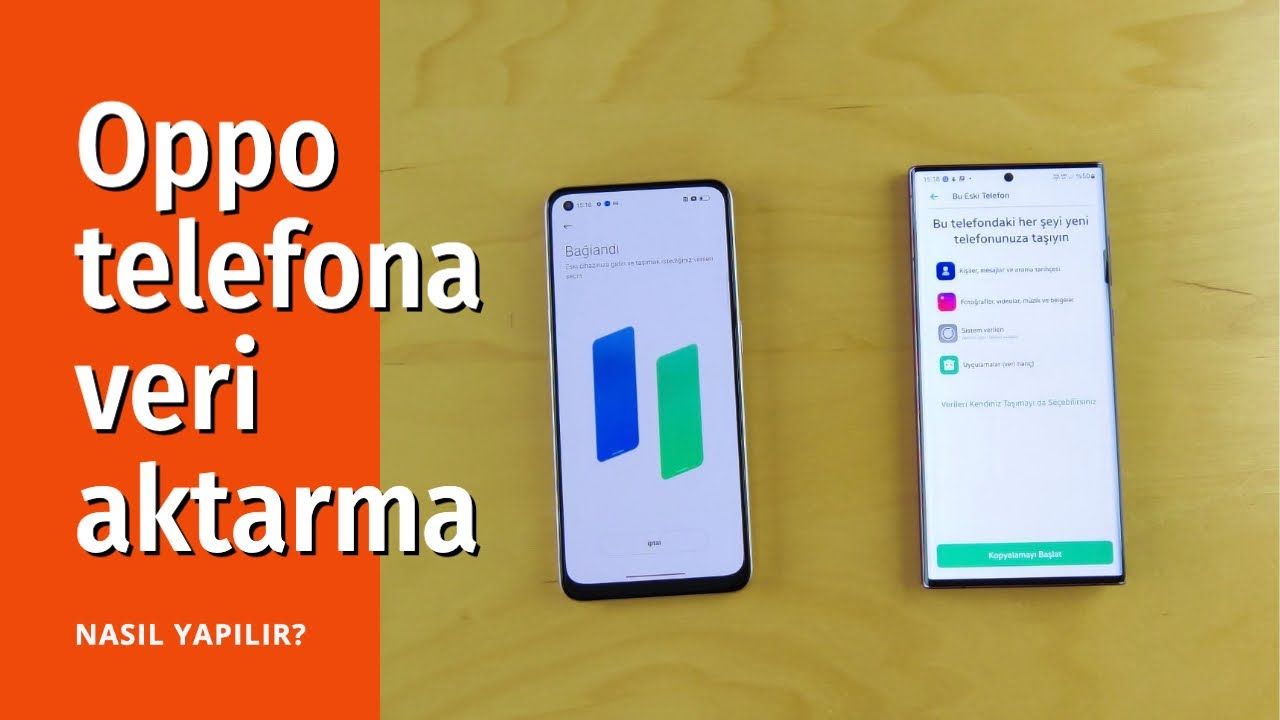 Oppo Android telefona veri taşıma işlemi nasıl yapılır?