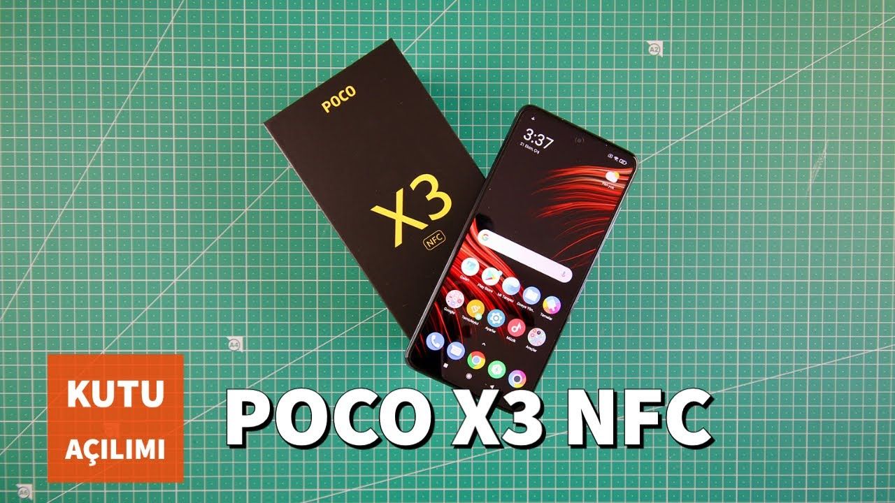 Poco X3 NFC kutu açılımı ve kutu içeriği