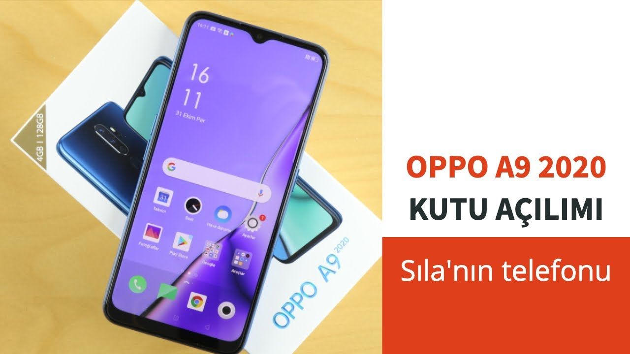 Oppo A9 2020, Sıla'nın reklamını yaptığı telefon, kutu açılım ve kutu içeriği