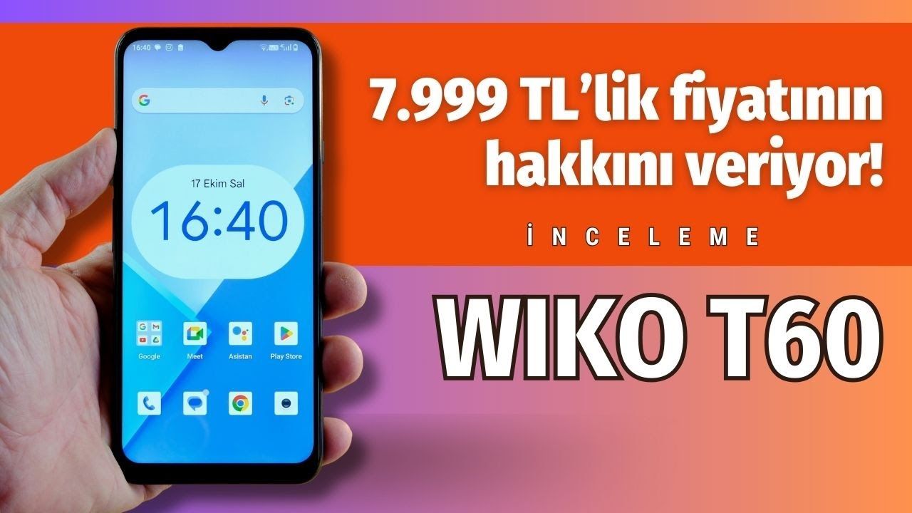7.999 TL'ye yüksek fiyat-performans! Wiko T60 inceleme