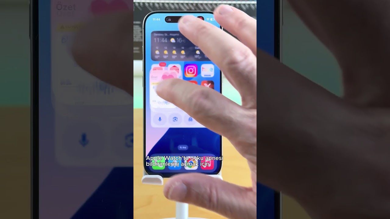 Apple Watch uyku apnesi bildirimleri Türkiye'de! Nasıl açılır? #apple #shorts