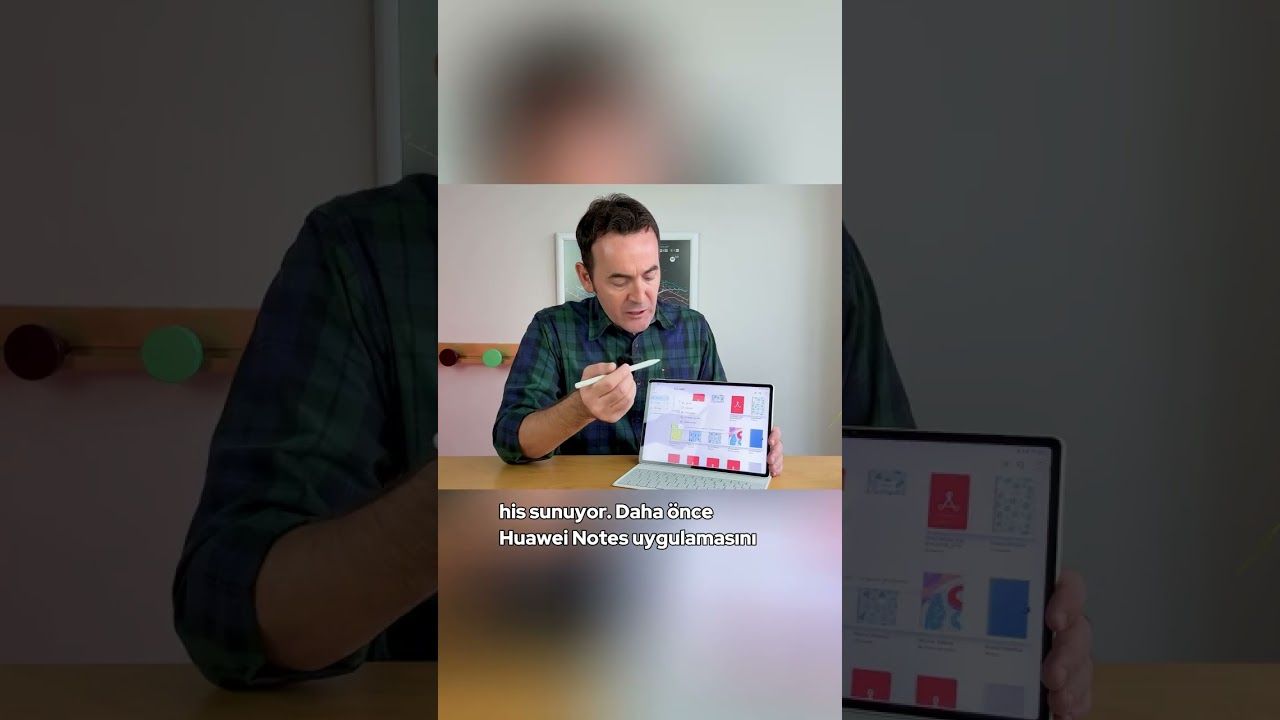 Huawei MatePad 12X'te M-Pencil ile Huawei Notes ve GoPaint deneyimi #shorts #huawei #işbirliği