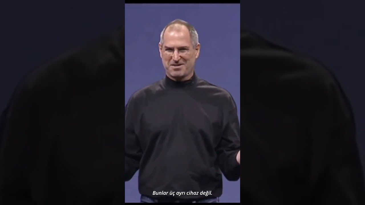 1 dakikada Steve Jobs iPhone’u ilk kez gösterirken #shorts