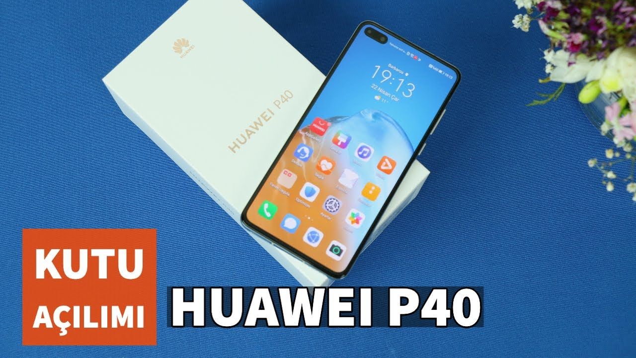 Huawei P40 Kutu Açılımı: Kutu içeriği ve ilk izlenimler