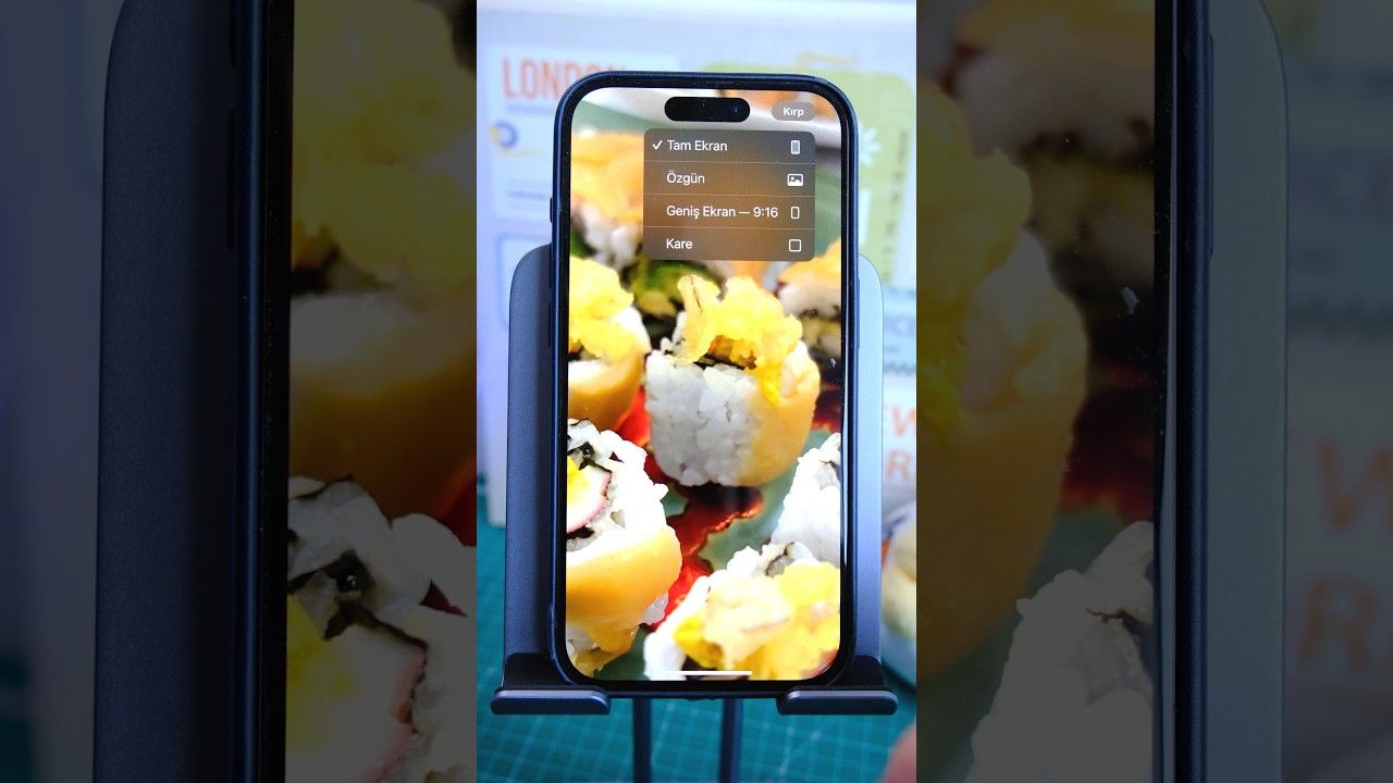 #iOS17 ile iPhone'unuzda fotoğrafları kolayca kırpın #iphone #shorts