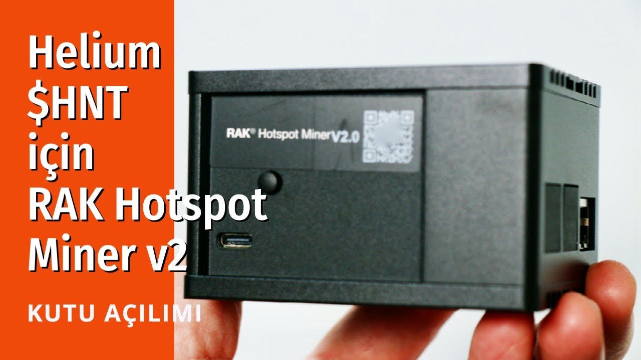 Helium $HNT kripto para madenciliği yapmayı sağlayan RAK Hotspot Miner v2 kutu açılımı ve kurulumu