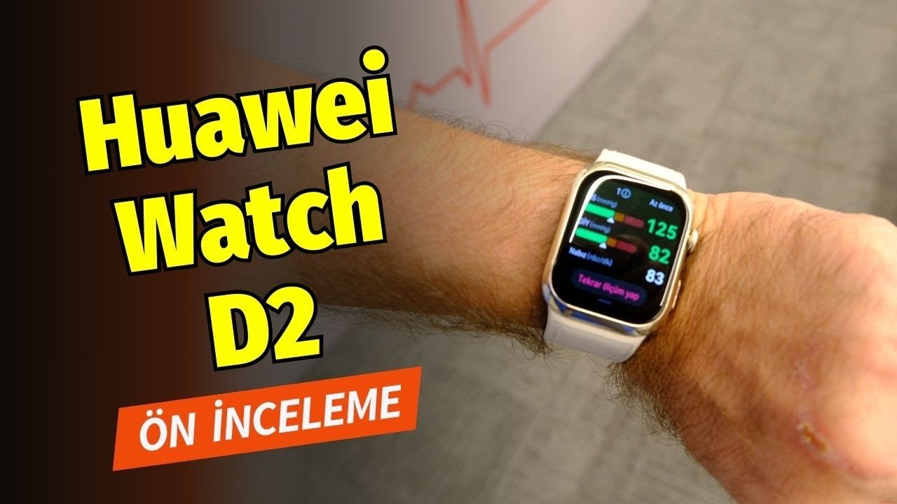 Tansiyon ölçümünü bir üst seviyeye taşıyor! Huawei Watch D2 ön inceleme