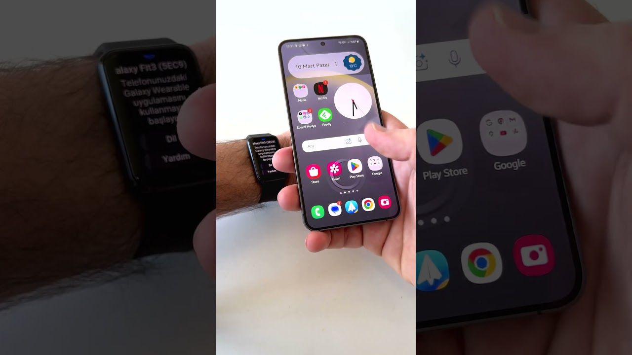 1 dakikada Samsung Galaxy Fit 3 kutu açılışı ve kurulumu #samsung #shorts
