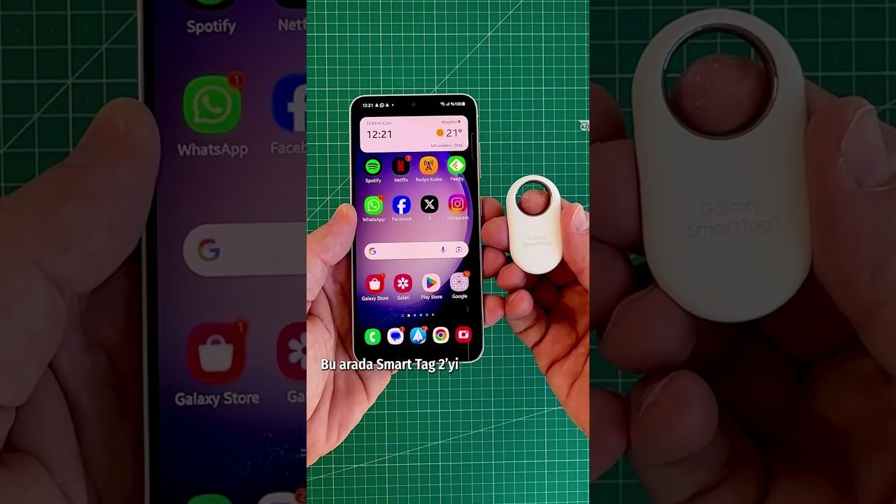 1 dakikada Samsung Galaxy Smart Tag 2 incelemesi #shorts #samsung