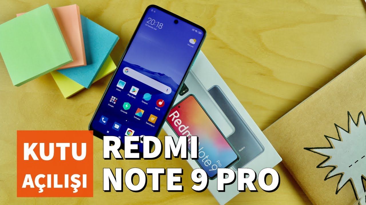 Redmi Note 9 Pro Kutu Açılımı